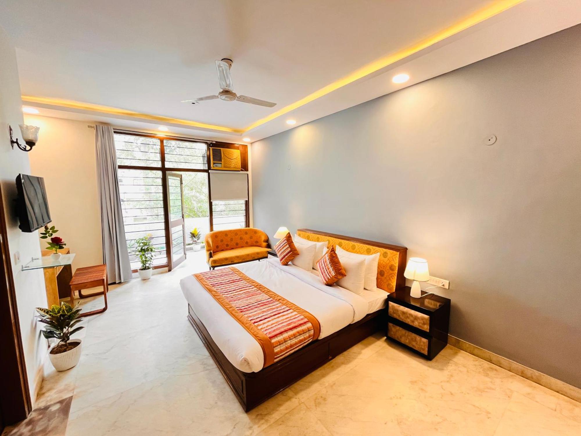 Grove Residency Hauz Khas New Delhi Couple Friendly Hotel Exterior photo